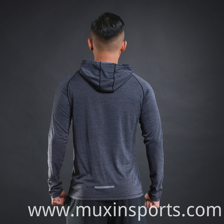 long sleeve workout hoodies for men